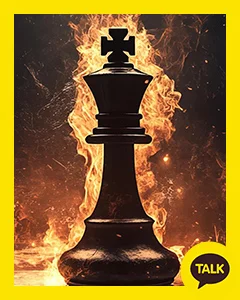 A Chess Piece In A Burning Flame 카카오톡 테마 카톡테마 무료 다운로드