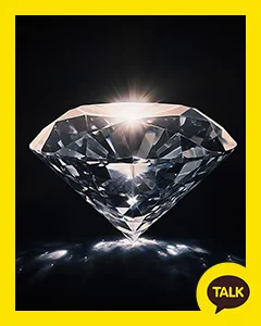 A Diamond That Glows Brilliantly 카카오톡 테마 카톡테마 무료 다운로드