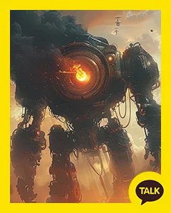 A Giant Robot On The Battlefield 카카오톡 테마 카톡테마 무료 다운로드