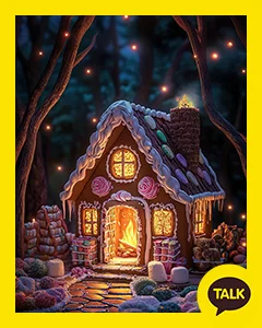A House Made Of Marshmallows 카카오톡 테마 카톡테마 무료 다운로드