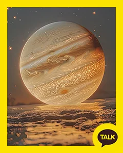 Jupiter Shining Above The Sea 카카오톡 테마 카톡테마 무료 다운로드