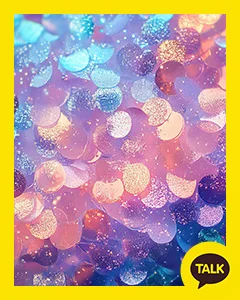 Opalescent Circular Sequin Pieces 카카오톡 테마 카톡테마 무료 다운로드