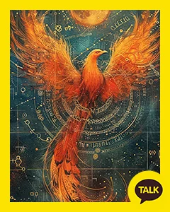 Phoenix On The Constellations 카카오톡 테마 카톡테마 무료 다운로드