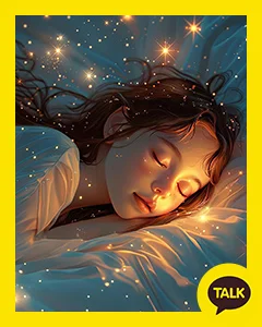 The Girl In The Starry Dream 카카오톡 테마 카톡테마 무료 다운로드