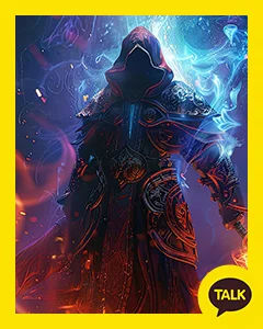 The Wizard With The Flame Whip 카카오톡 테마 카톡테마 무료 다운로드