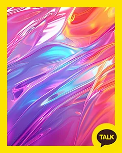 Waves Reflecting Pink Light 카카오톡 테마 카톡테마 무료 다운로드