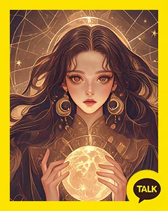 Wizard Of The Moon In The Starlight 카카오톡 테마 카톡테마 무료 다운로드